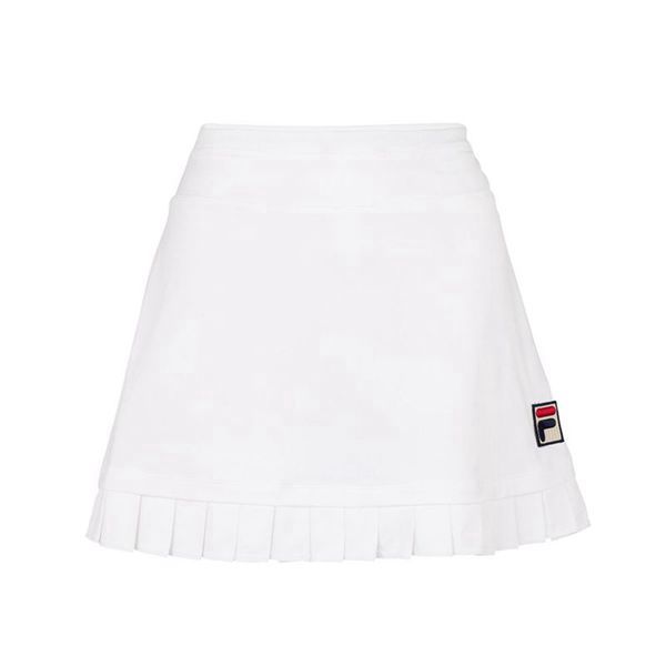 Fila Sukne Damske Biele - Acqua Sole Pleated Hem Vypredaj - Slovakia 92316-KDER